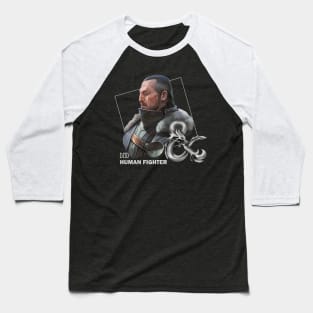 dungeons and dragons - Human Fighter Baseball T-Shirt